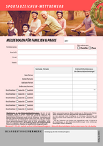 Meldebogen DSA Familien Wettbewerb
