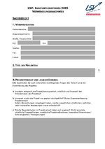 Verwendungsnachweis Abrechnung 2025/2026